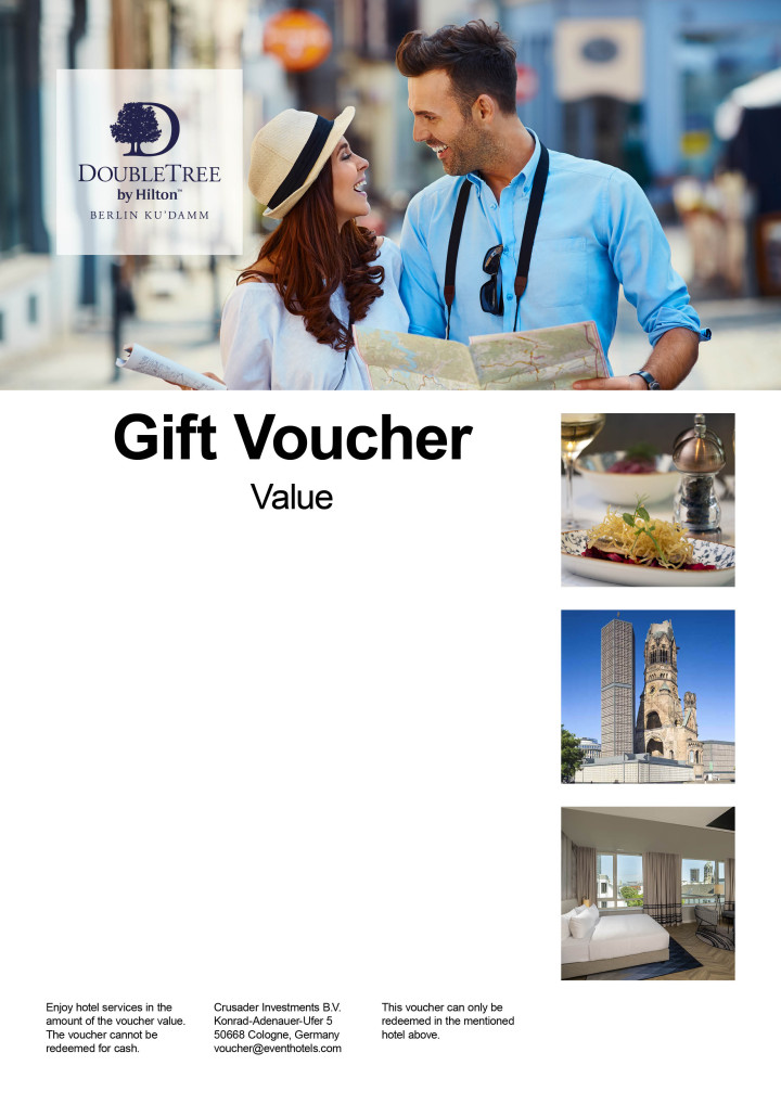 DoubleTree by Hilton Berlin Ku`damm Voucher