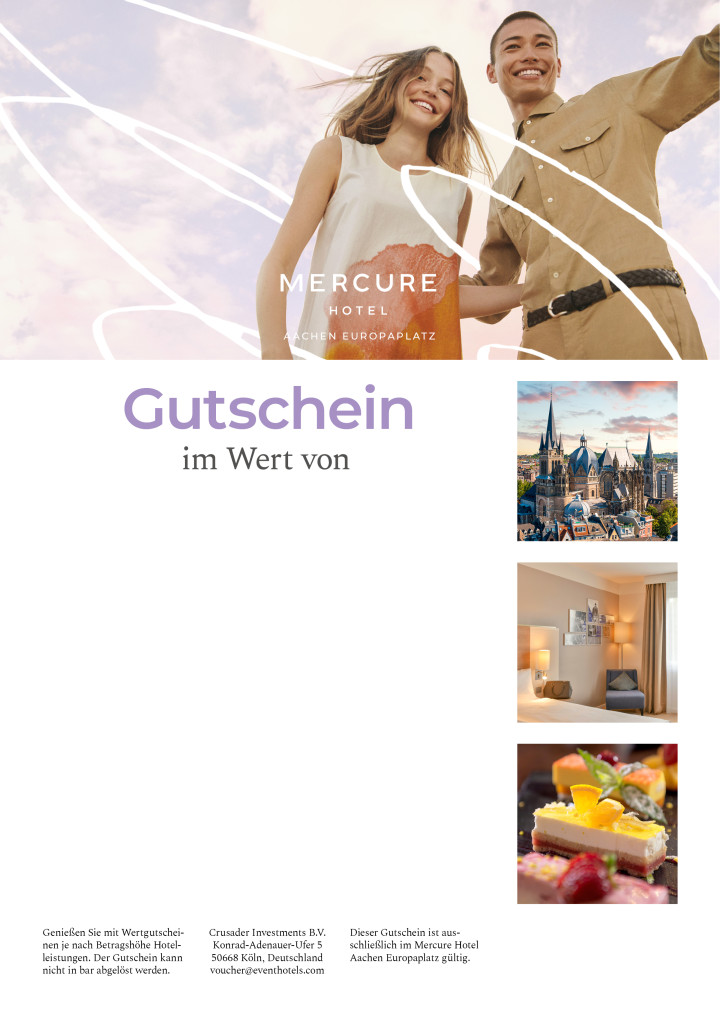Mercure Aachen Europaplatz value voucher